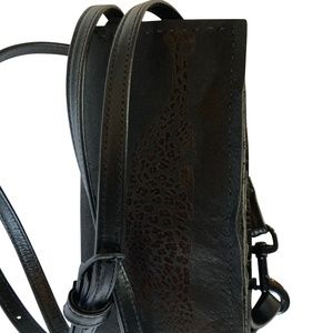 Cross body black panther cell phone wallet/card carrier